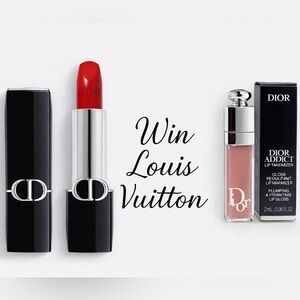 Buy a mini Dior lip stick or a mini Dior lip gloss- chance to win Louis Vuitton